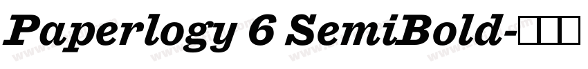 Paperlogy 6 SemiBold字体转换 Paperlogy 6 SemiBold字体转换
